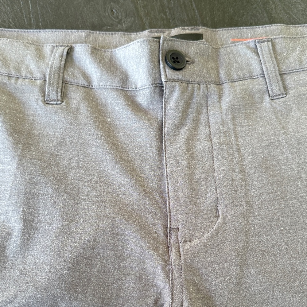 Ocean Current Stone Gray Flat Front Shorts - image 4